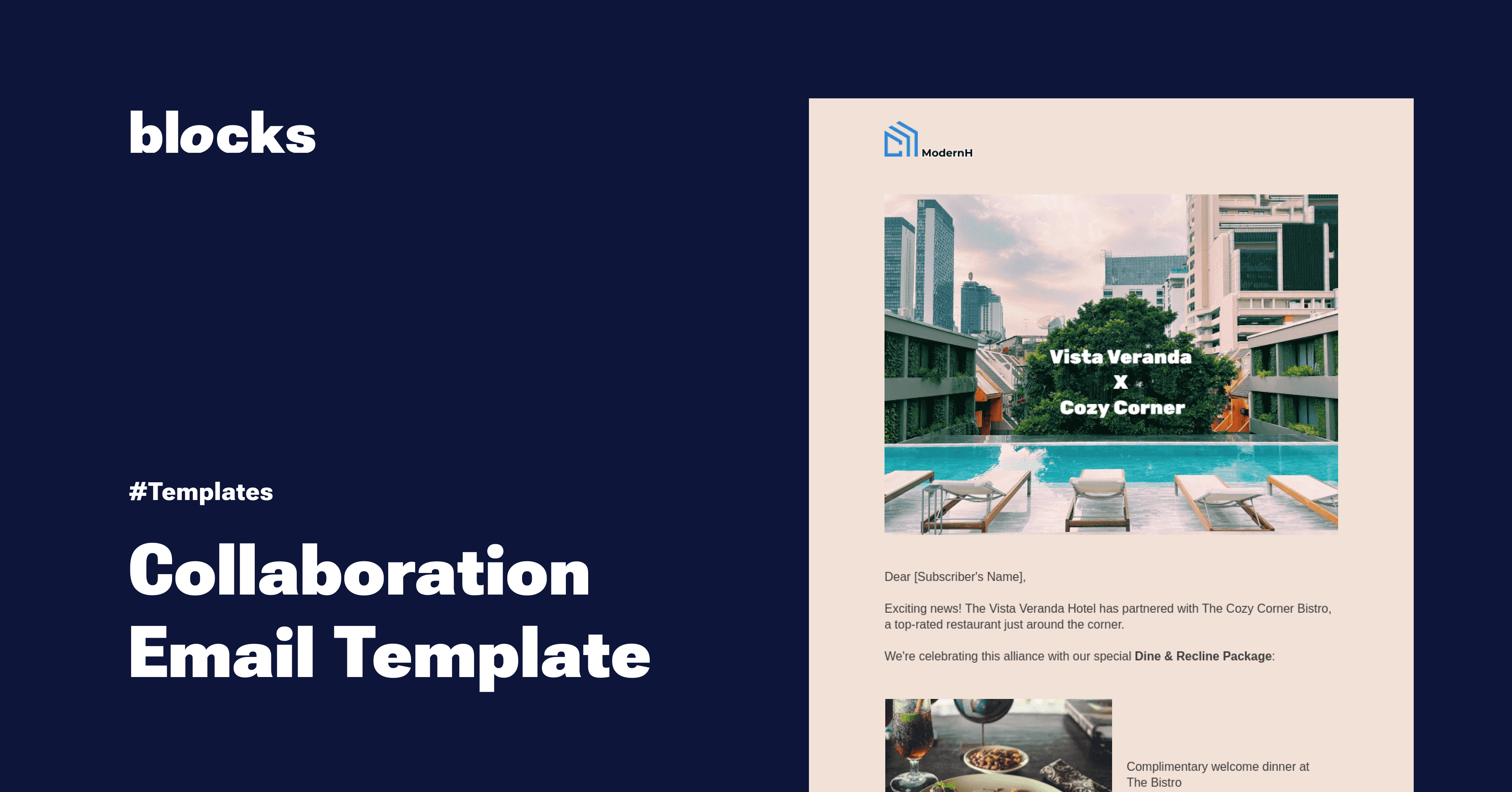 Unlock Success Together: Collaborative Email Template - Blocks