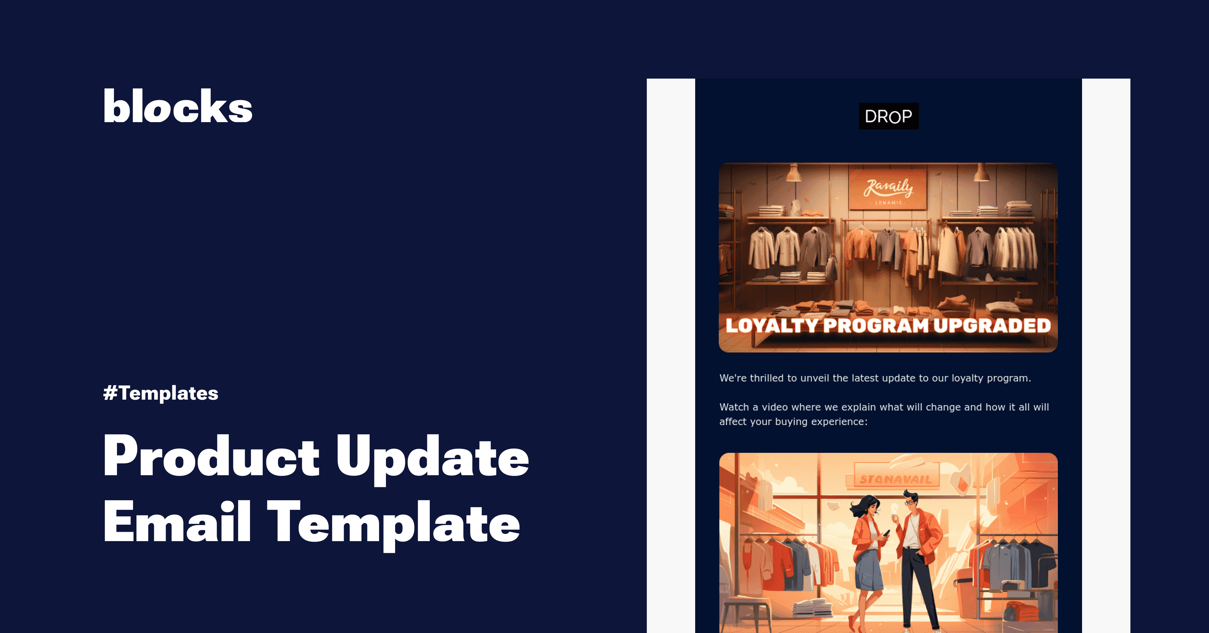 Revitalize Your Offerings: Product Update Email Template Blocks