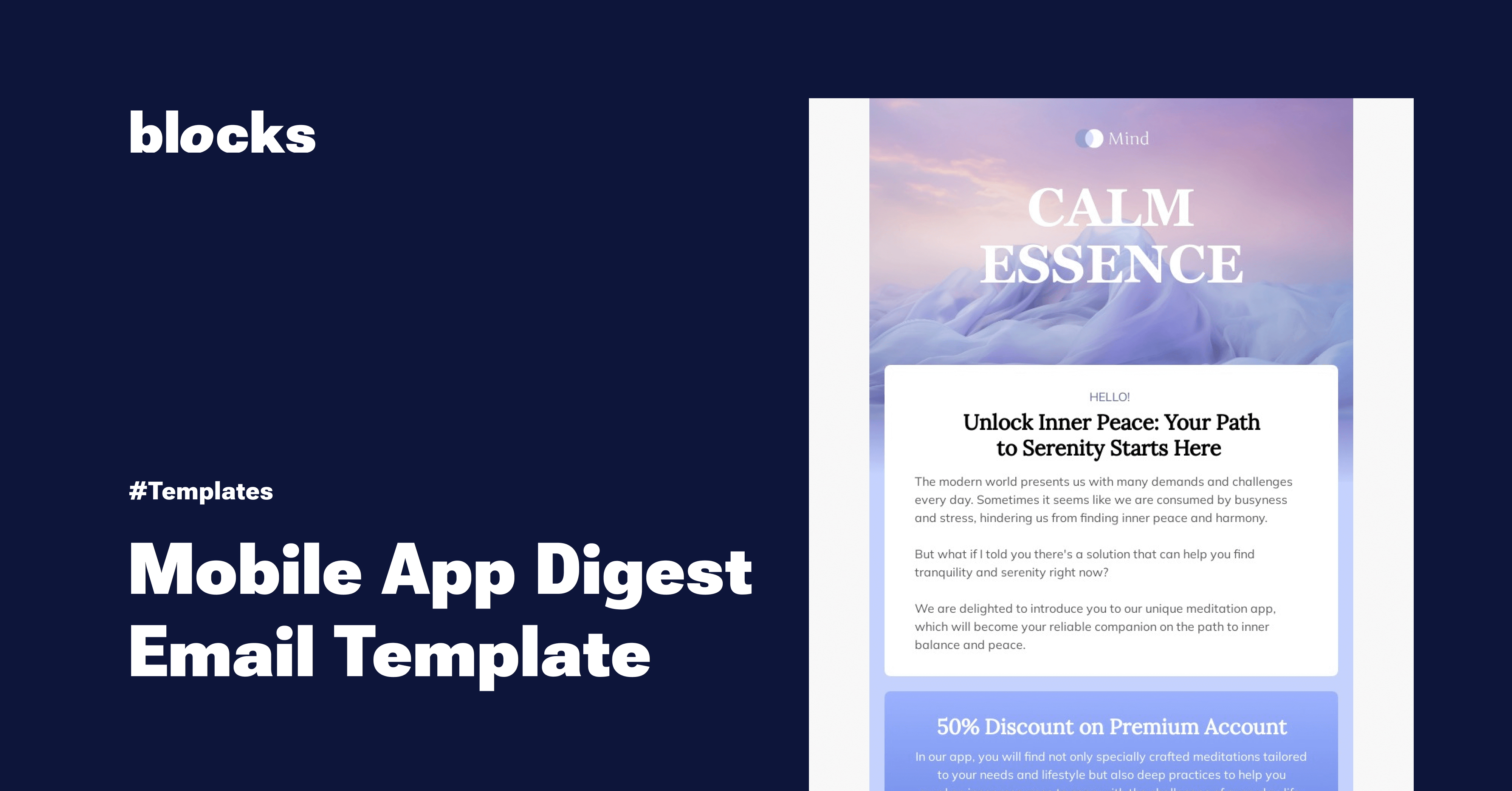 Stay Updated: Mobile App Digest Email Template Blocks Stay Updated: Mobile App Digest Email Template Blocks