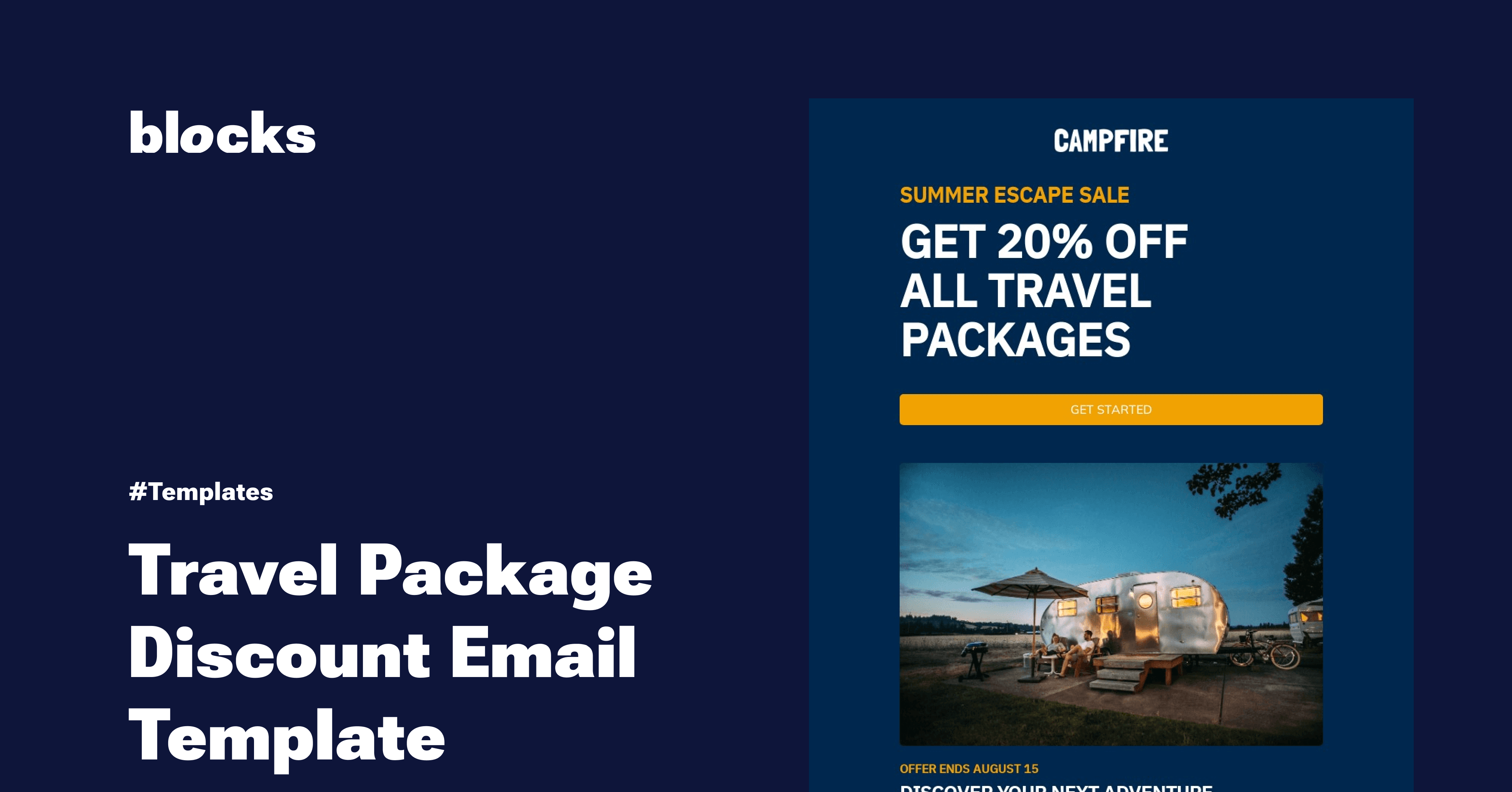 Travel Package Discount Email Template By Blocks Blocks