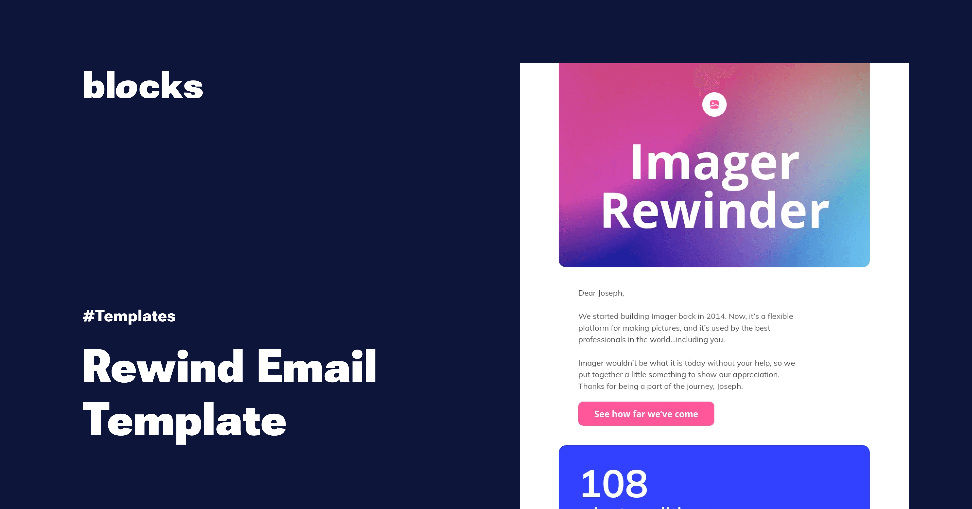 Imager Company Rewind Template – Captivating Year-End Recap - Blocks